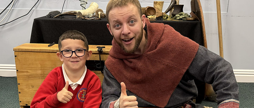 School trip to learn about vikings
